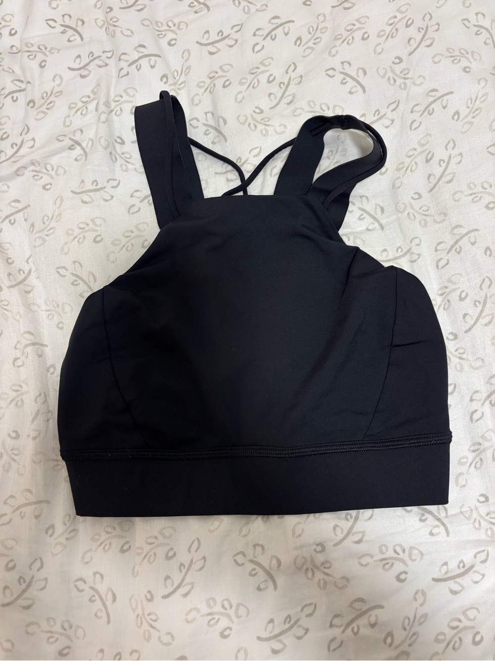 lululemon athletica Black Crossback Sports Bralette